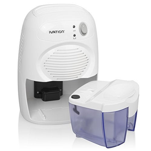 Ivation IVADM10 Powerful Small-Size Thermo-Electric Dehumidifier - for Smaller Room, Cupboard, Basement, Attic, Stored Boat, RV, Antique Car,White - Image 3