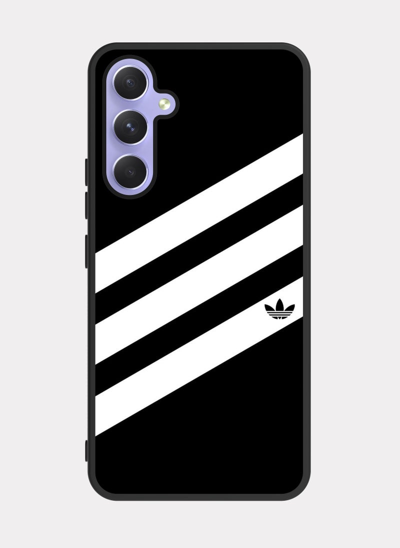 بكسلات كفر سامسونج جالكسي ايه 54 اديداس ابيض اسود - Image 1