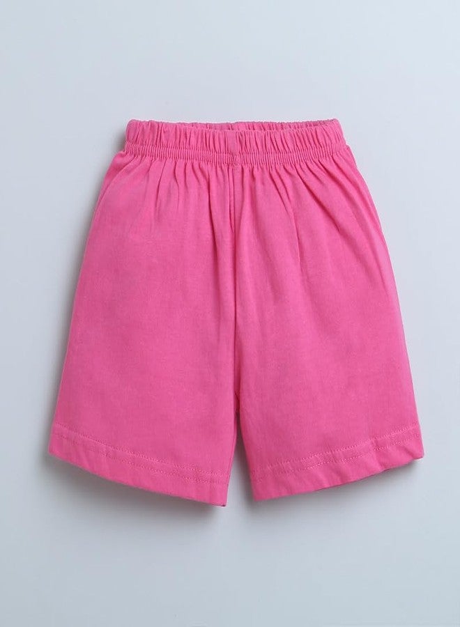 BUMZEE شورتات بناتي من بامزي باللونين الوردي والأبيض، عبوة من قطعتين، العمر من 6 إلى 12 شهرًا (Peb8905C-pnk.wht) - Image 5