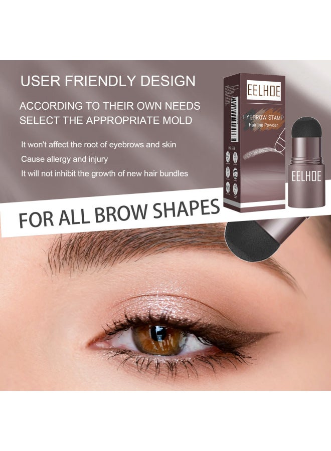 EELHOE Eyebrow Stencil Eyebrow Tool Natural Hairline Modification Lazy Eyebrow Filler Waterproof Eyebrow Cake - Image 2