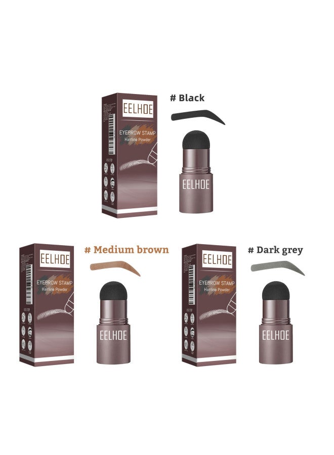 EELHOE Eyebrow Stencil Eyebrow Tool Natural Hairline Modification Lazy Eyebrow Filler Waterproof Eyebrow Cake - Image 5