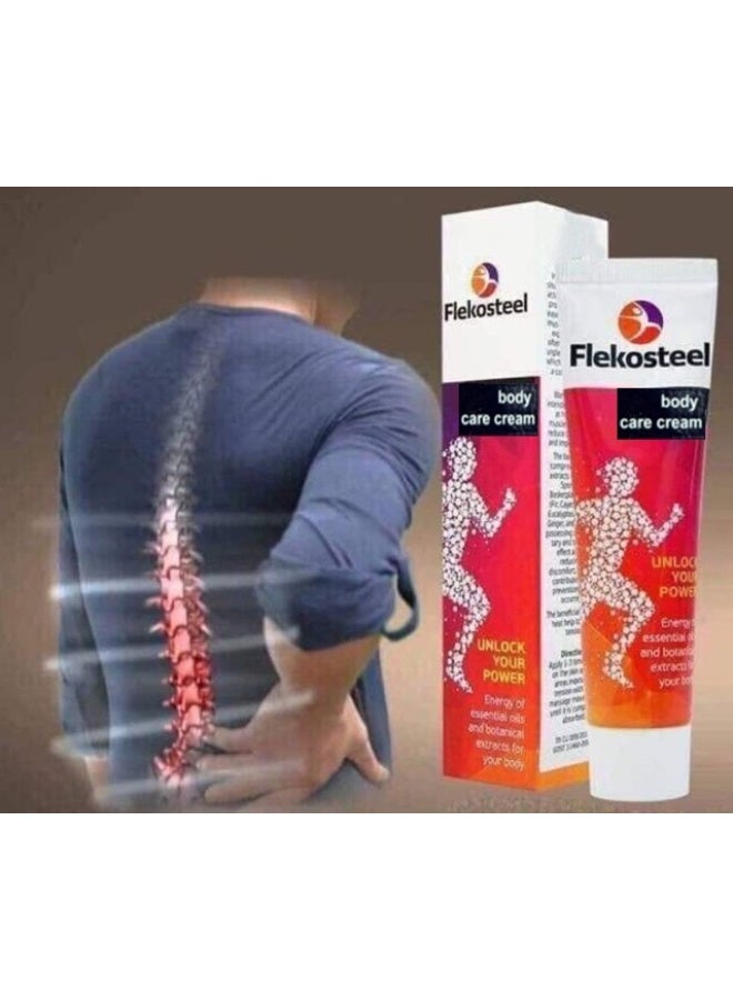 Flekosteel Body Care Cream 75ml – Pain Relief & Muscle Soothing Cream - Image 4