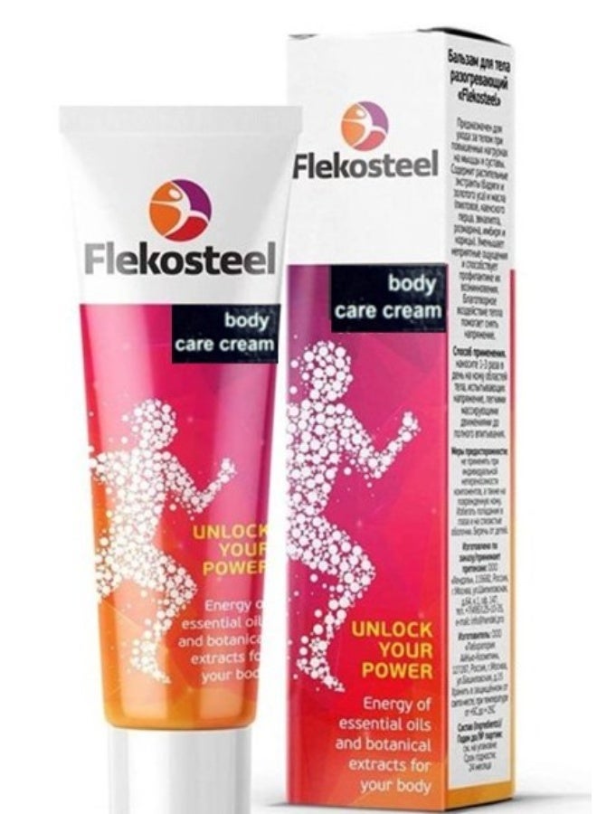 Flekosteel Body Care Cream 75ml – Pain Relief & Muscle Soothing Cream - Image 1