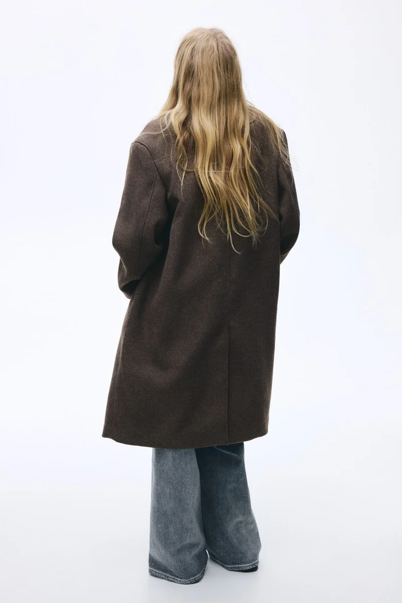 اتش اند ام معطف بصف واحد من الازرار