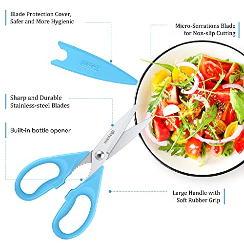 iBayam Gifts for Dad from Daughter Son, BEST DAD Tool Shears, iBayam Kitchen Scissors All Purpose Heavy Duty Meat Scissors Poultry Shears, Dishwasher Safe Stainless Steel Utility Scissor - Image 2