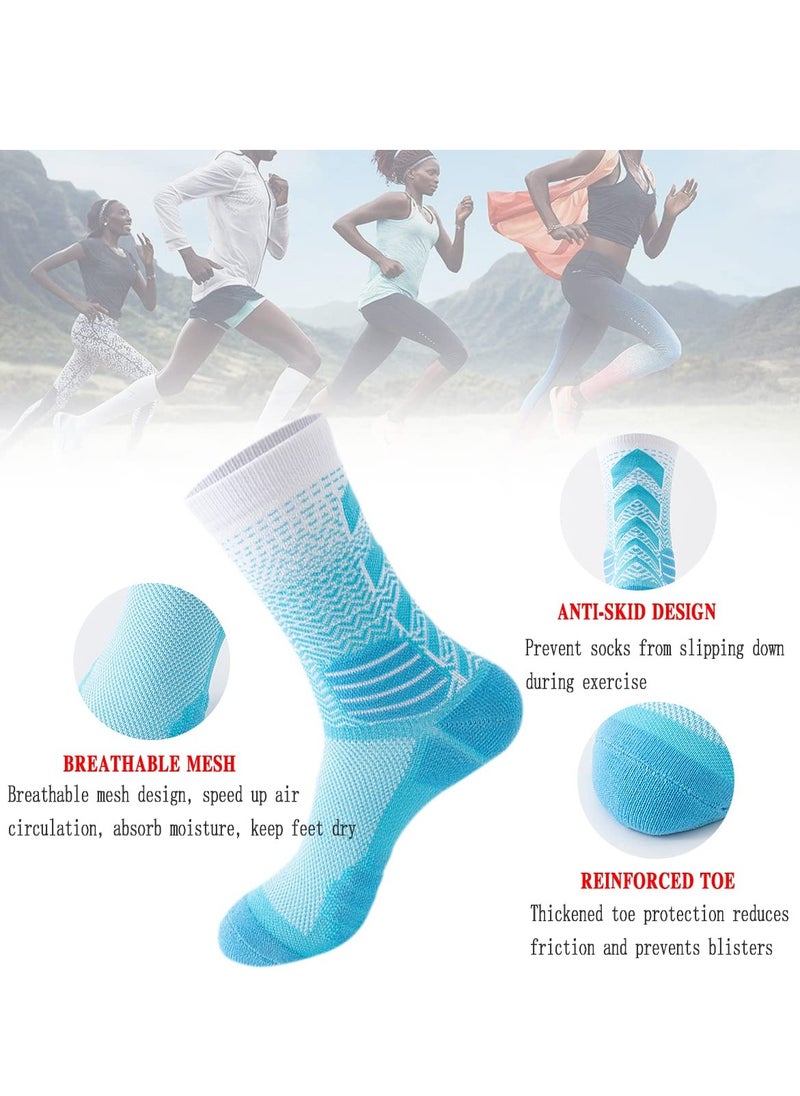 Generic Men's & Women's Cushioned Athletic Socks - 4 Pairs Lightweight, Breathable Compression Socks for Sports, Running & Basketball  - Image 2