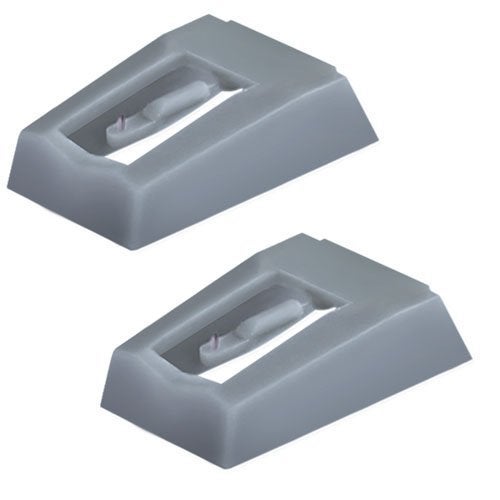 Electrohome Premium Replacement Needle - Conical-Shaped Sapphire Tipped Stylus for Turntables/Record Players - Compatible with RR75, EANOS300/501/502/700 (2 Pack) - Image 2
