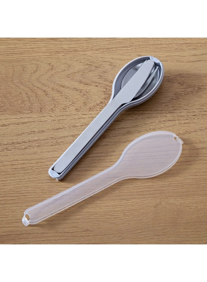Home Box Austin 3-Piece 18/0 Stainless Steel Portable Cutlery Set 18 x 2.5 cm  - Image 3