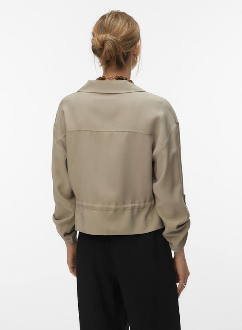 VERO MODA قميص فامكاتي طويل الأكمام منسوج نووس - Image 2