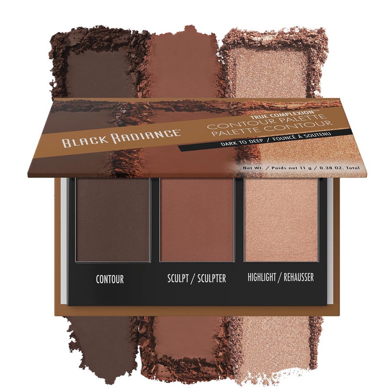 Black Radiance True Complexion Contour Palette, Dark To Deep - Image 1