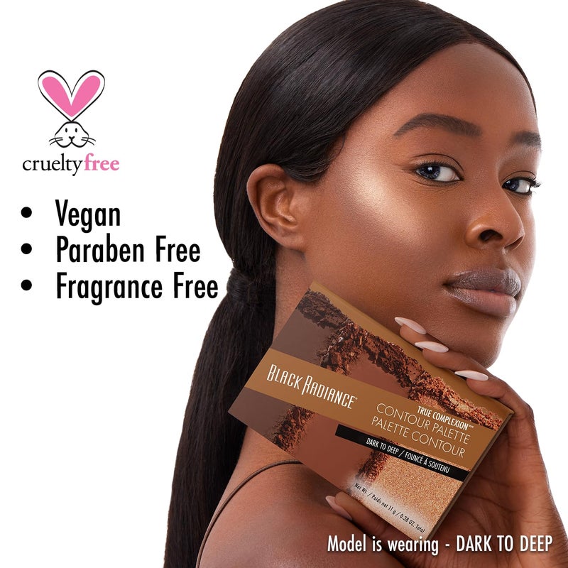 Black Radiance True Complexion Contour Palette, Dark To Deep - Image 3