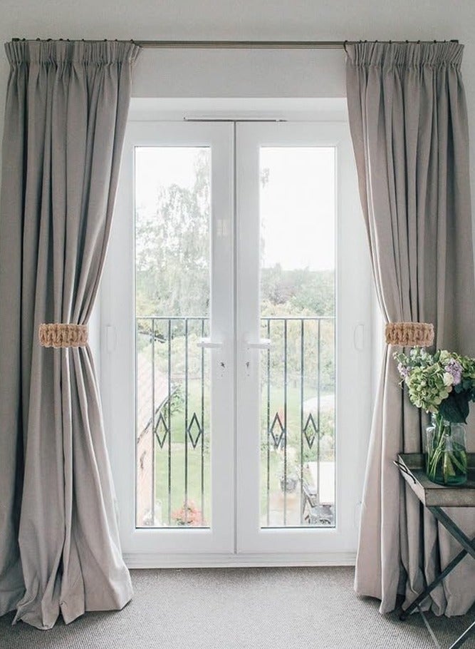 BELLSBERRY مجموعة 3 قطع من روابط الستائر المزخرفة المنسوجة مستوحاة من البوهيمية لحوامل الستائر السميكة أو الشفافة - Image 4