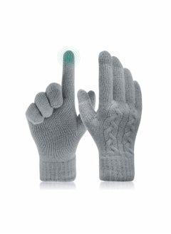 SYOSI Women Touch Screen Gloves - Winter Warm Gloves Touchscreen Mittens Thermal Fleece Lined Knitted Gloves for Outdoor  - Image 1