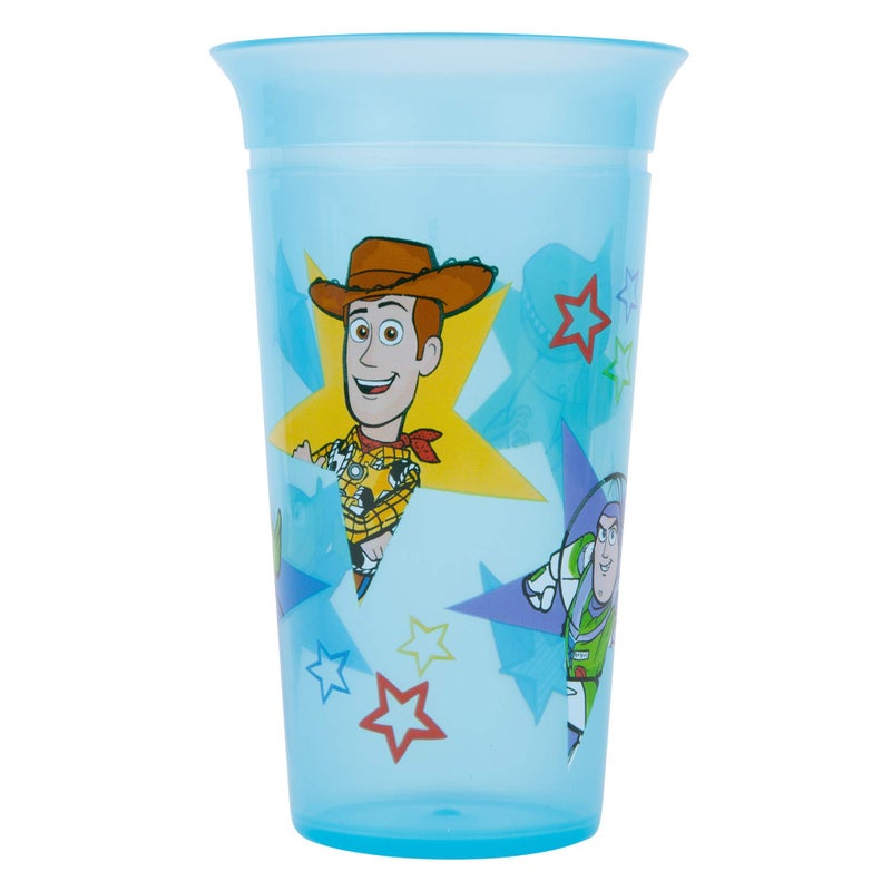 The First Years Toy Story 2 in 1 Spoutless Cup, Transitions to Open Toddler Cup, Multicolor - Image 2
