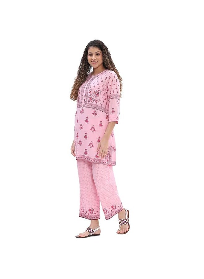 BIBA Womens COTTON KURTA AND PALAZZO SET 3XL - Image 3