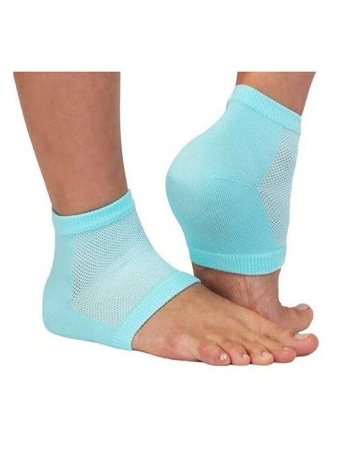 JHEPCOIN Cotton Foot Protector Moisturizing Socks with Spa Gel,Heel Pain Relief Silicone Gel Pad Heel Protector Socks with Spa Botanical for Men and Women Cotton Socks - Image 5