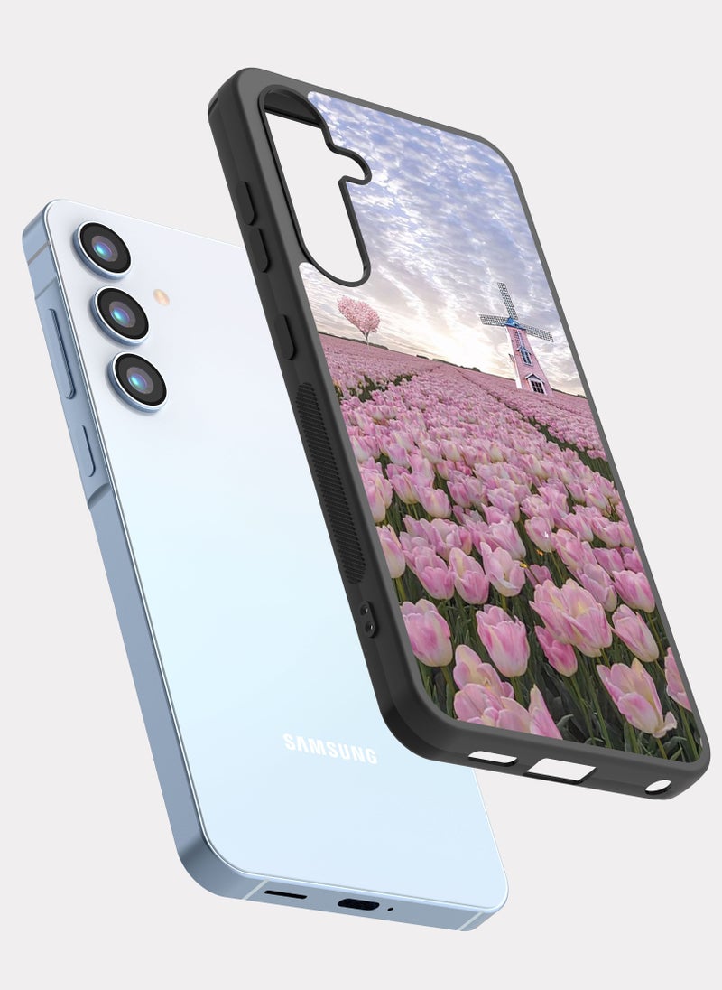 PXLAAT Samsung Galaxy A55 case cover Rose Farm - Image 2