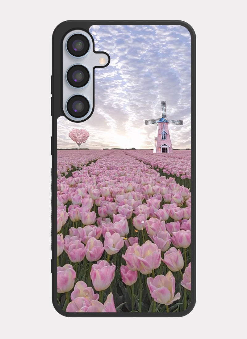 PXLAAT Samsung Galaxy A55 case cover Rose Farm - Image 1