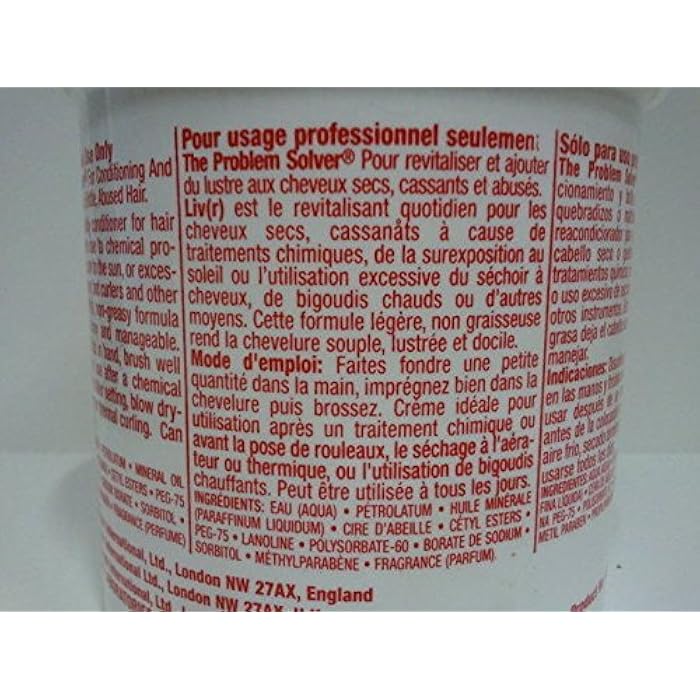 SUMMIT [SUMMIT] LIV CREME HAIRDRESSING AND CONDITIONER 3.75OZ - Image 3