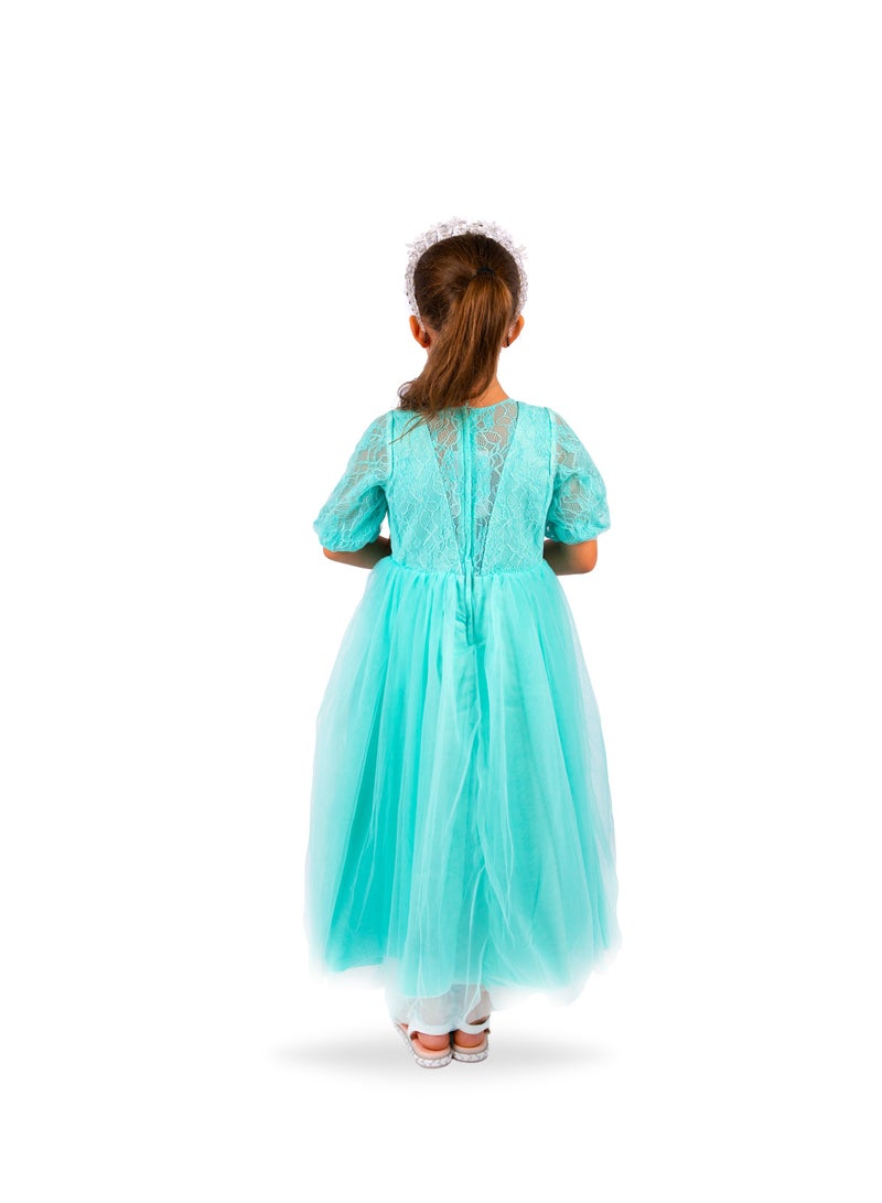 D'Daniela D'Daniela Lace Bodice Tulle Dress  - Image 4