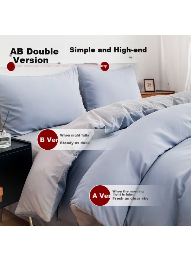 Crown Single Piece 200x230cm A Class Washed Cotton Flannel Single Student Dormitory 2m X 2.3m Bed Sheet Quilt Cover