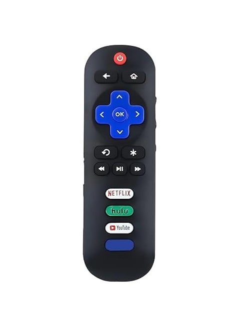 Replacement Remote Control for Roku TVs - Compatible with TCL, Hisense, Onn, Sharp, Element, Westinghouse, Philips Roku Smart TVs
