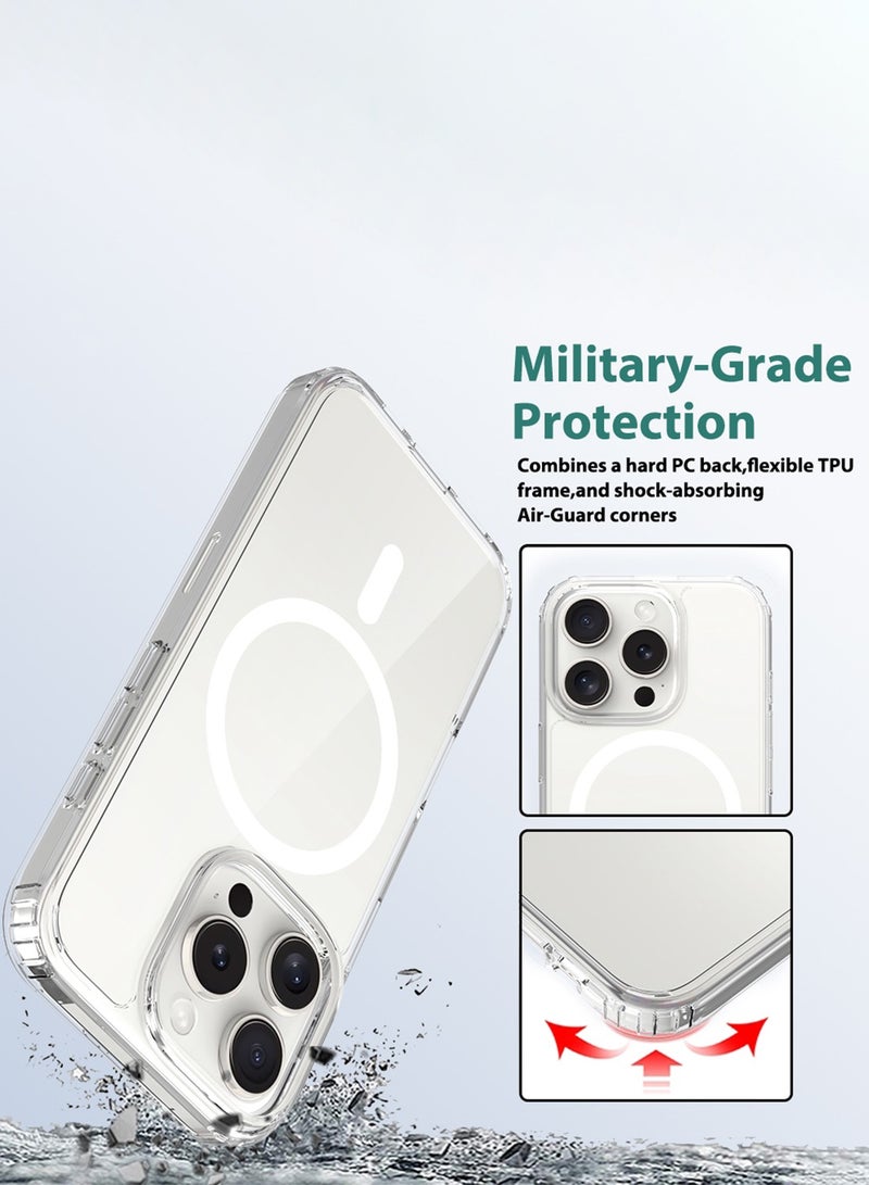 Cellairis MagSafe Case for Apple iPhone 16 Pro Max – Transparent Protective Cover - Transparent - Image 5