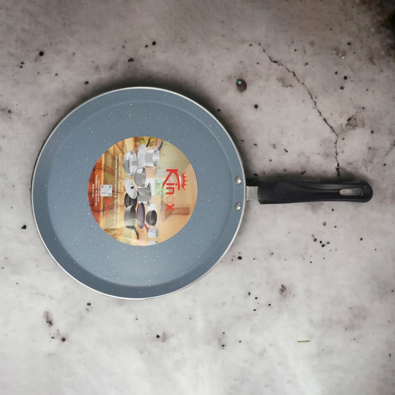 kinox Non Stick Granite Flat tawa/Dosa Tawa/Chapthi tawa/Roti tawa with Induction Base Dai 28Cm, Sliver - Image 3