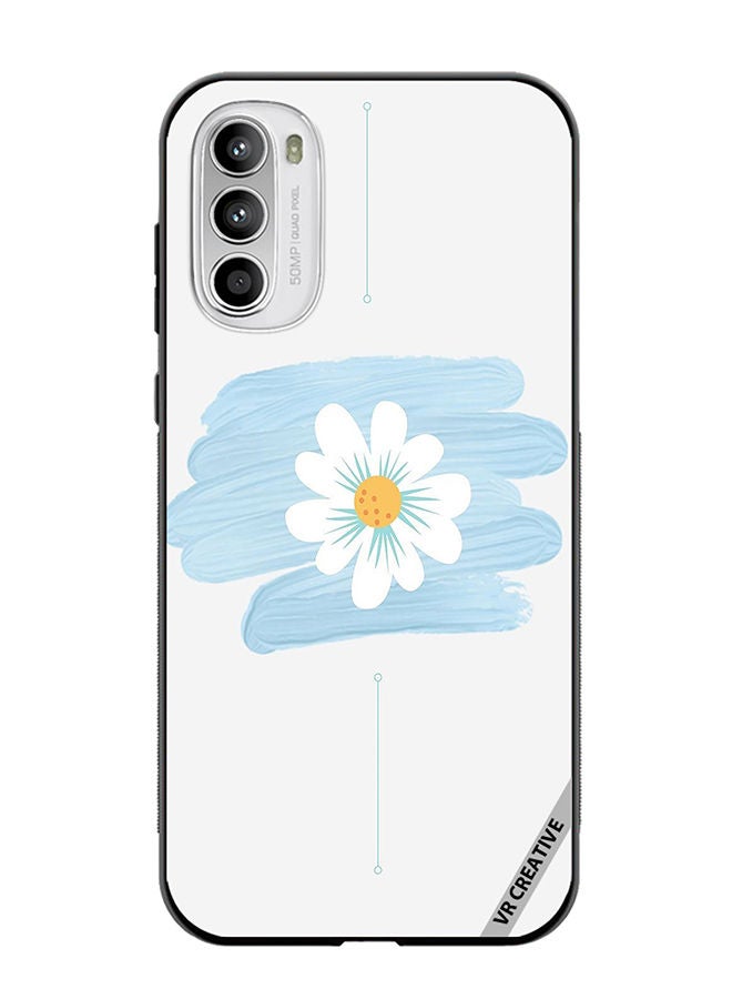 VR CREATIVE Protective Case Cover For Motorola Moto G82 Flower Design Multicolour - Image 1