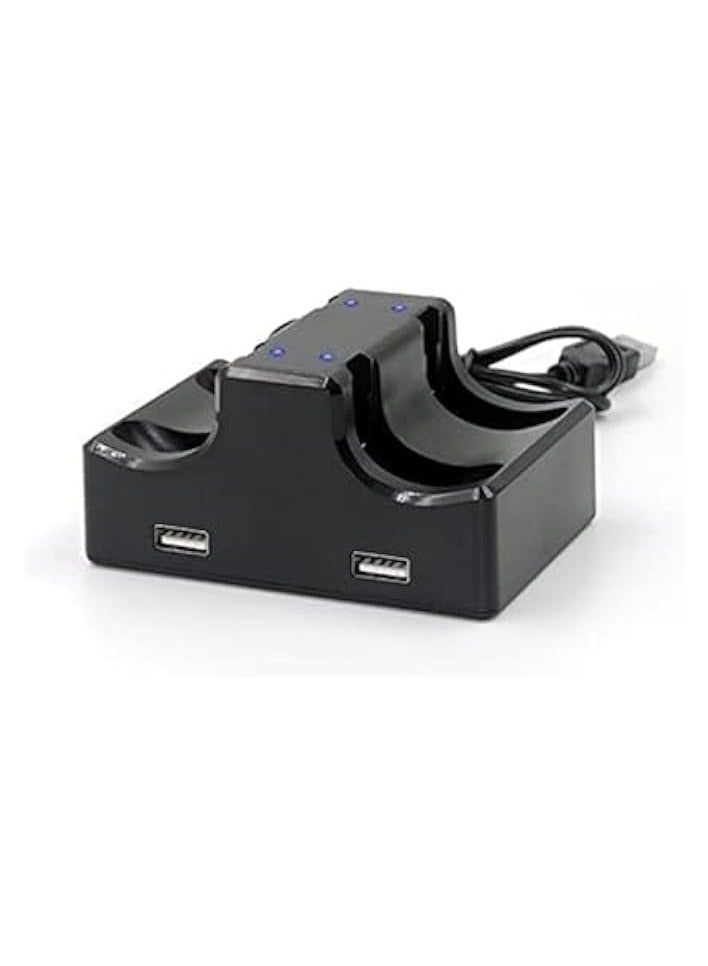 iplay Compatible with Nintendo Switch 4 in 1 Charging Stand Station Controller Charger Dock for Nintend Switch Joy game Con and Pro Controllers (HB-S003 black) - Image 5