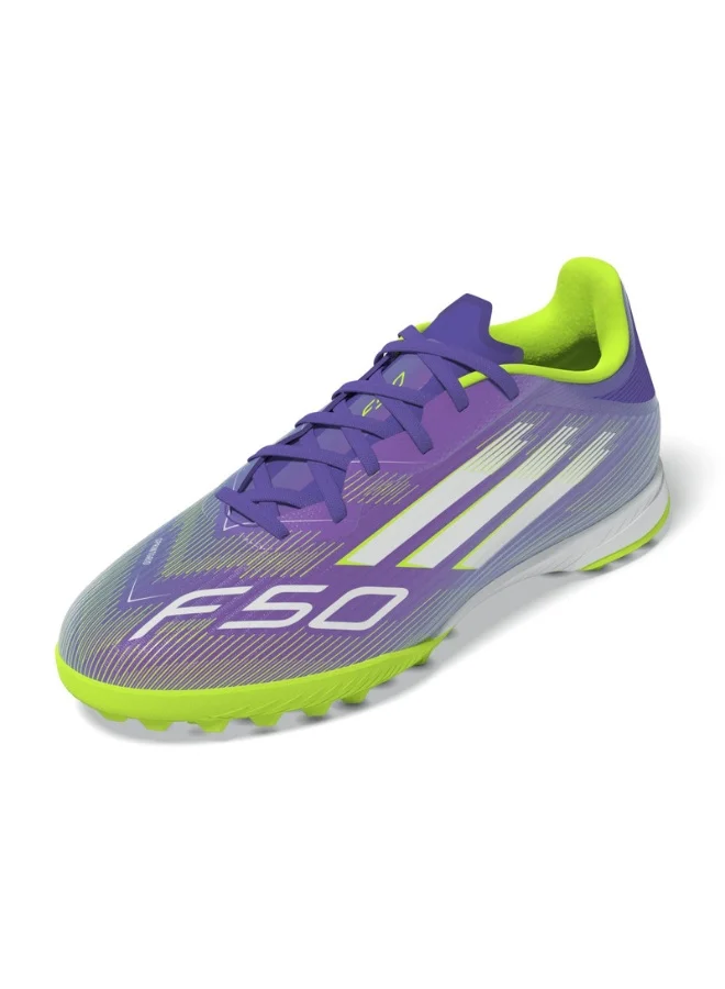 Adidas Adidas F50 League Tf U Purple Football/Soccer Shoes For Unisex