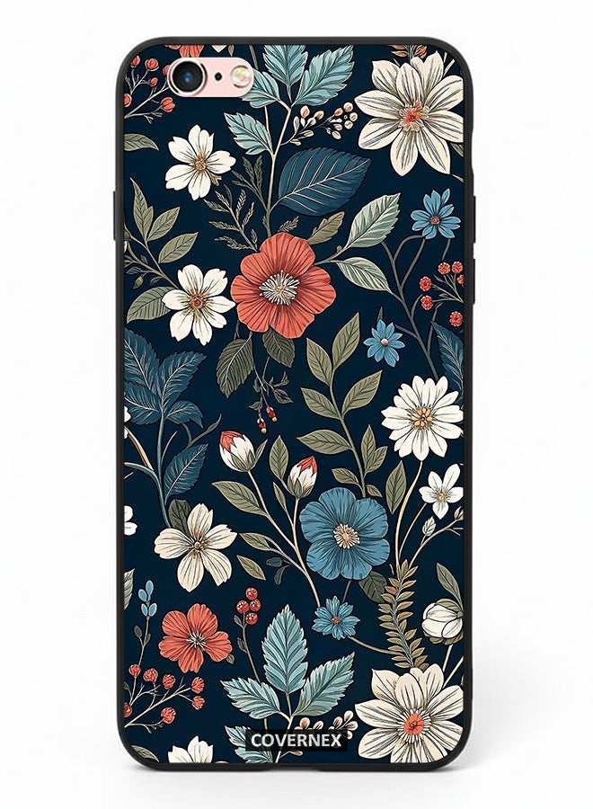 Covernex Apple iPhone 6 Protective Case Cover Printed Featuring Deep Forest Botanical and Wildflower - Image 2