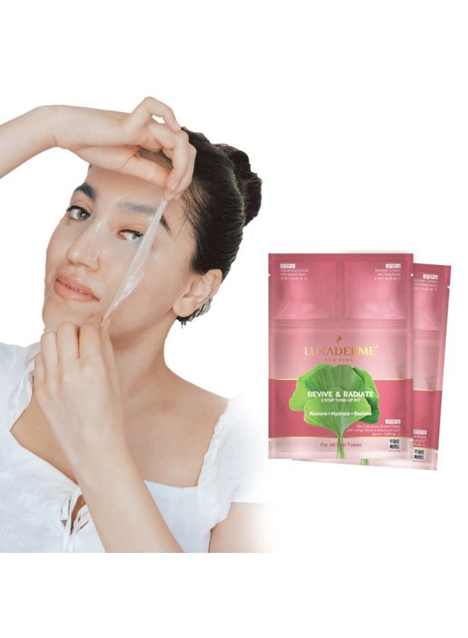 LuxaDerme Revive & Radiate 3 Step Tune-Up Kit (Pack of 2)  - Image 1
