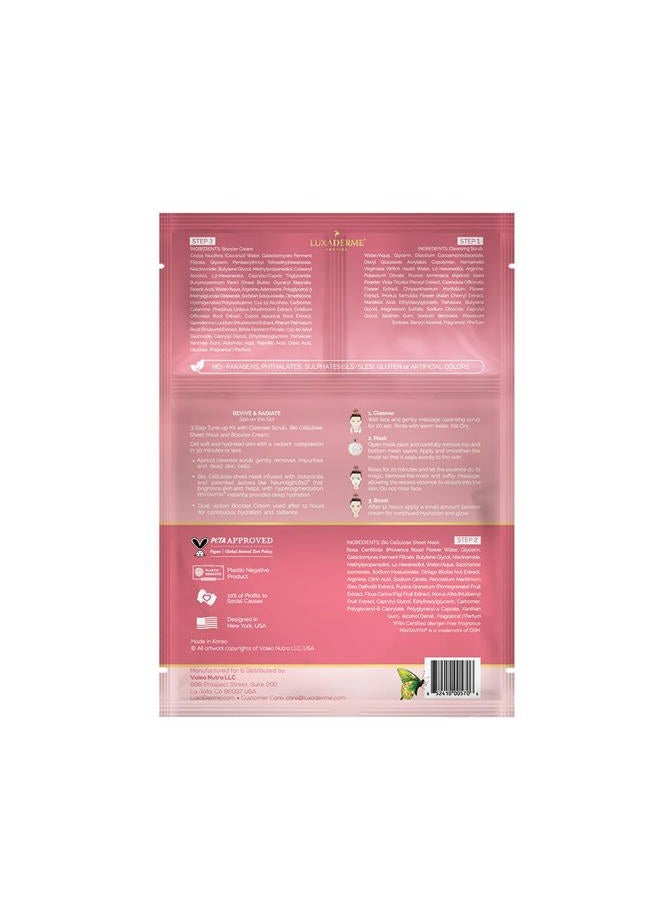 LuxaDerme Revive & Radiate 3 Step Tune-Up Kit (Pack of 2)  - Image 2