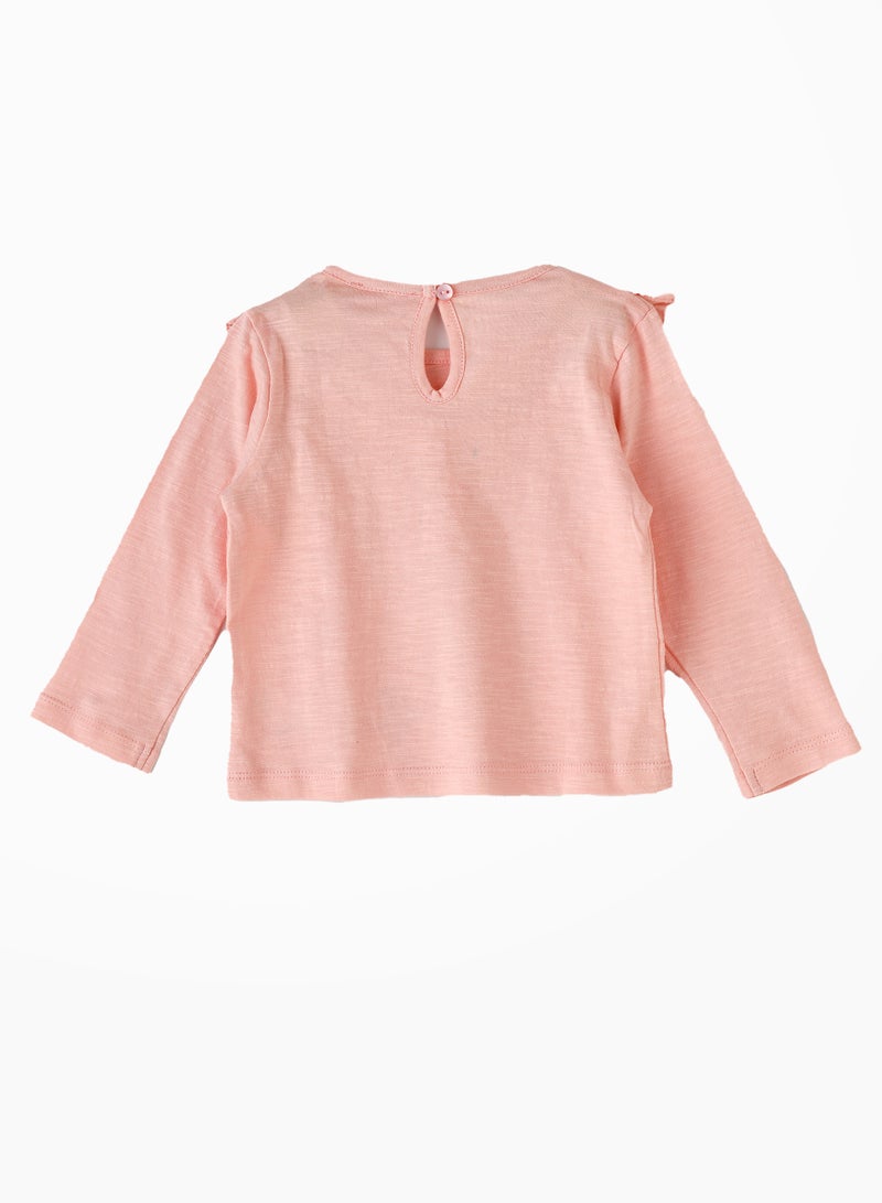 Jelliene Girls' Butterfly Ruffle Top - Image 2