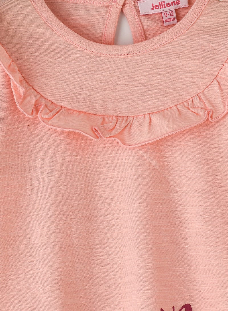 Jelliene Girls' Butterfly Ruffle Top - Image 3