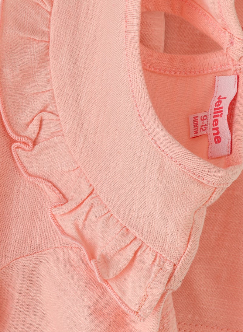 Jelliene Girls' Butterfly Ruffle Top - Image 4