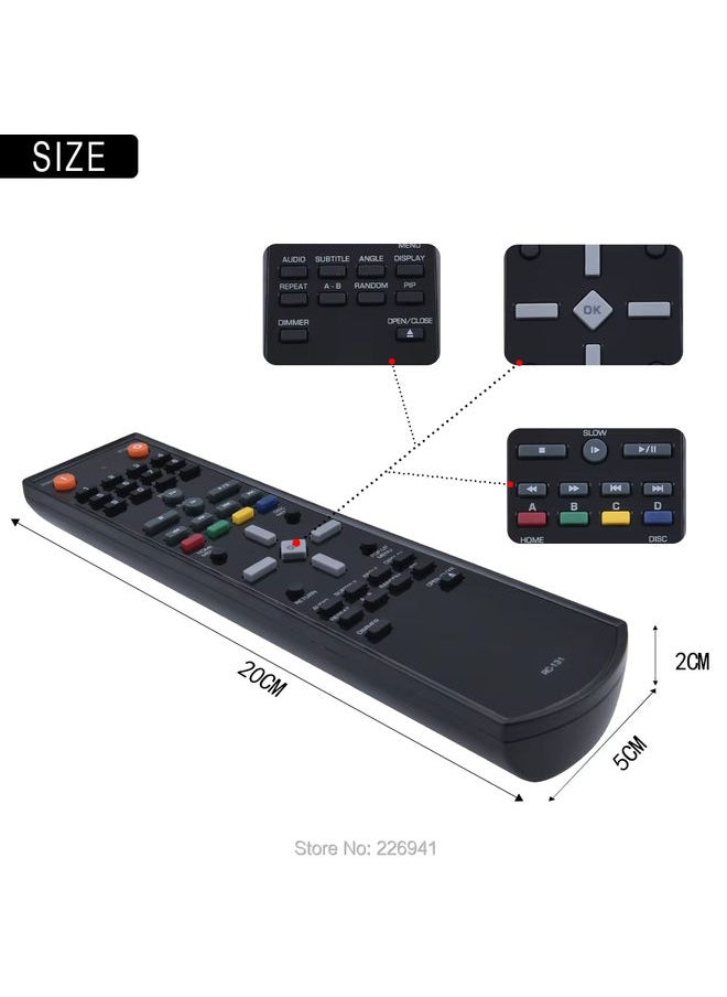 OMETTER - DVD player remote control use for Sherwood RC-131 remoto controller teleconmando fernbedienung - Image 1