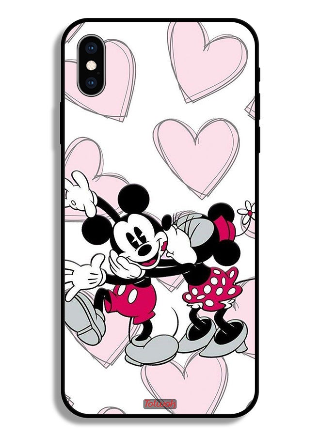 Tolwak Apple iPhone XS Protective Case Mickey Mouse Hug - Image 2
