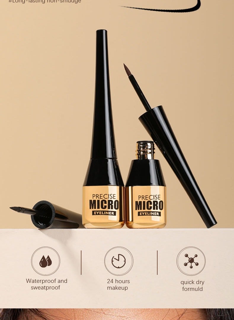 Maxfine MAXFINE Dipping Liquid Eyeliner Waterproof Eyeliner Pen  - Image 4