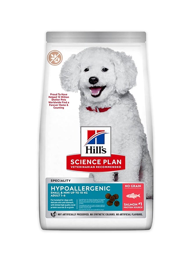 Hills Hypoallergenic Small And Mini Adult with Salmon - 1.5 KG - Image 1