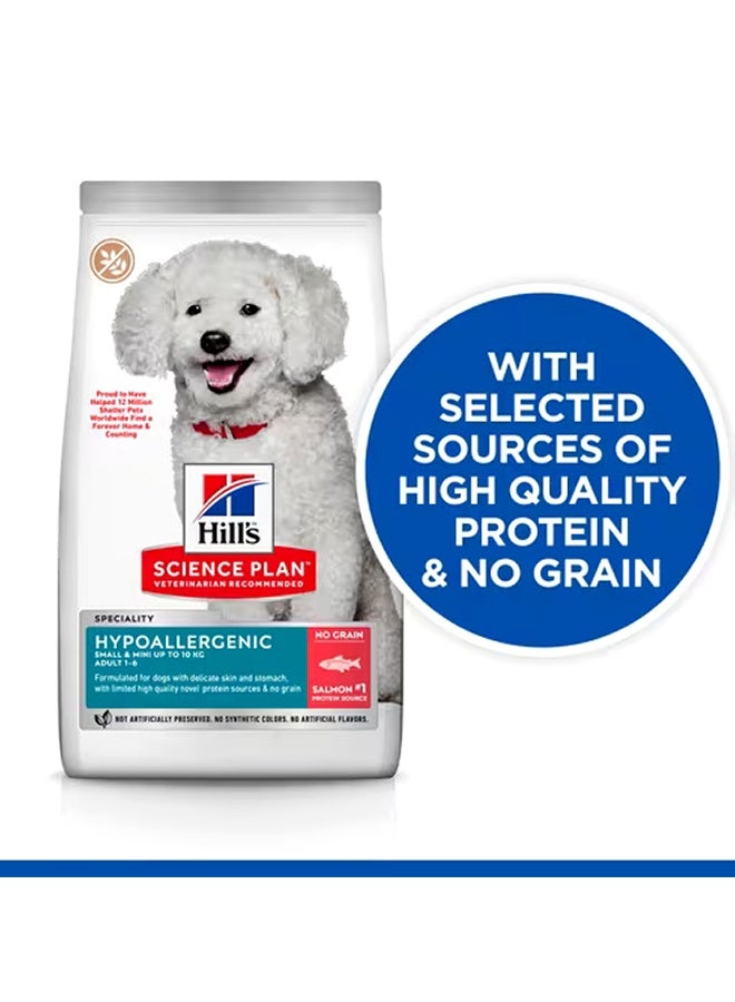 Hills Hypoallergenic Small And Mini Adult with Salmon - 1.5 KG - Image 3