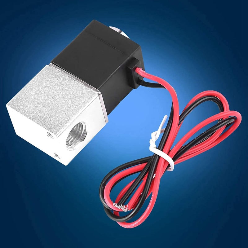 Storage transit efficiency build Electric Solenoid Valve, 12v Dc 1 4 2 Way Normally Closed Pneumatic Aluminum Electric Solenoid Air Valve Budget global standard quality - Image 3