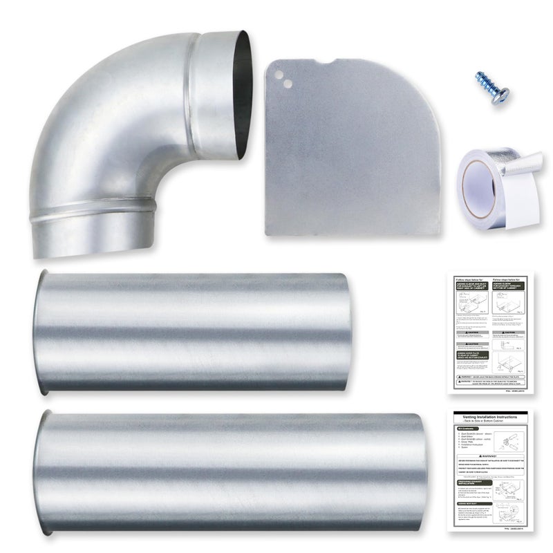 383EEL9001L 3911EZ9131X Upgraded Dryer Side Venting Kit Perfectly Compatible with LG Gas or Electric Dryers Compatible with Kenmore Dryers Replacement Part AP5672784 Replace 2400642 PS7784989