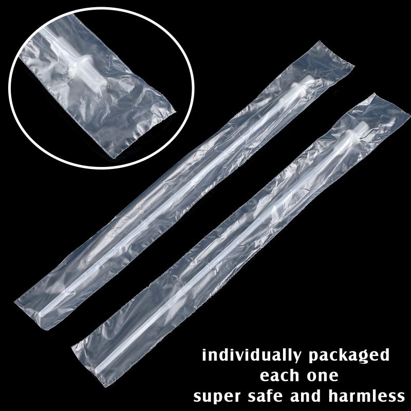 Weewooday 50 Pcs Disposable Artificial Insemination Rods Disposable Breeding Rod Tube Flexible Breeding Catheter Tube for Dog Goat Sheep(10.8 Inches,White) - Image 4
