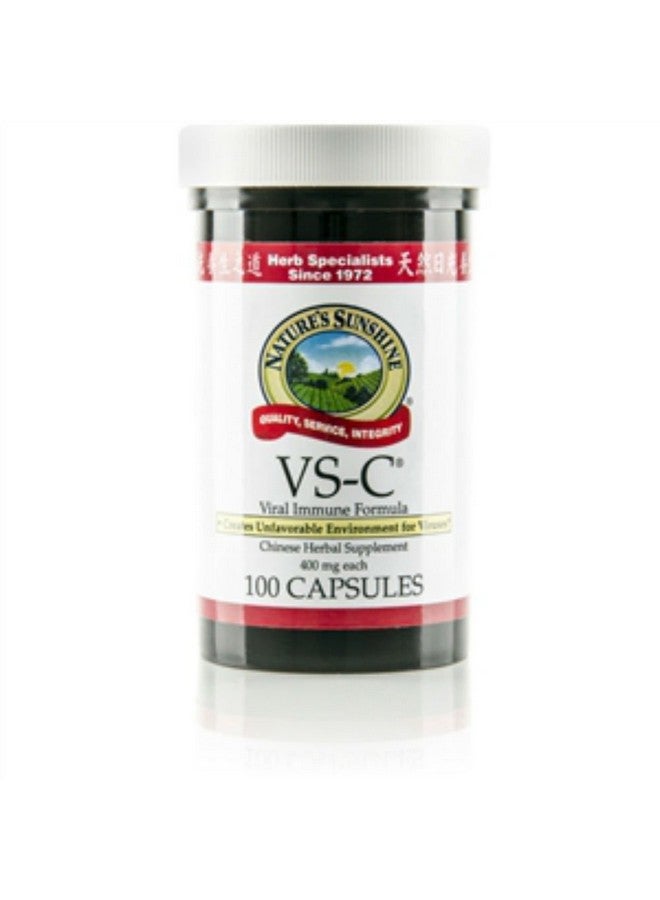 NATURE'S SUNSHINE Naturessunshine VS-C Supports Immune System Chinese Herbal Supplement 100 Capsules (Pack of 2)