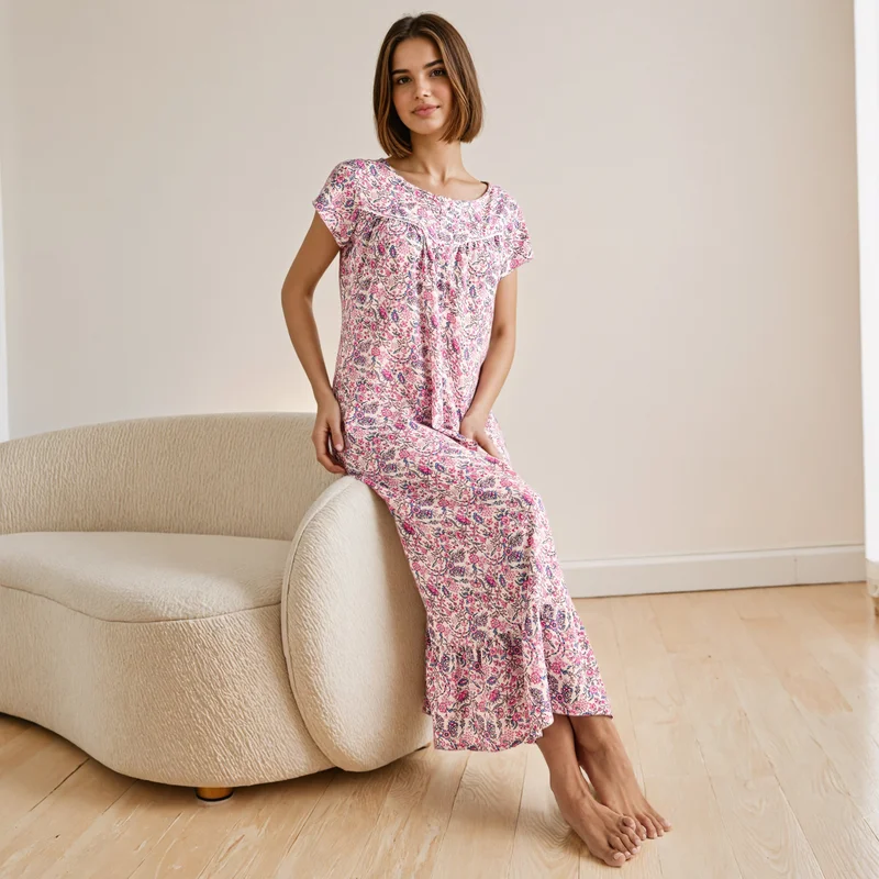 Splash FAV Floral Print Night Gown