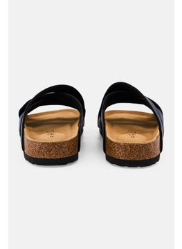 Algspar Men Slip On Cork Sandals, Navy  - Image 4