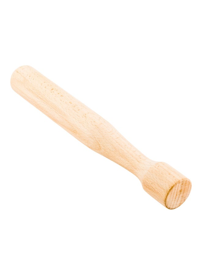 Restaurantware Bar Lux 9.75 Inch Cocktail Muddler, 1 Break-Resistant Drink Muddler - Streamlined Design, Durable, Natural Wood Bar Muddler, Crush Herbs, Spices, And Berries, - Image 1