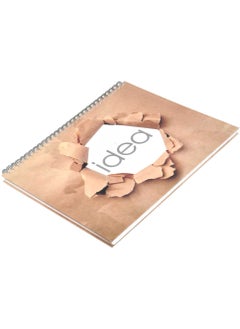 Light FIS LIGHT Pack of 5 Spiral Hard Cover Note Book 100 Sheets. Size 10X8 Inches (25.4 X 20.32 Cm)  -LINBS1081001308  - Image 4